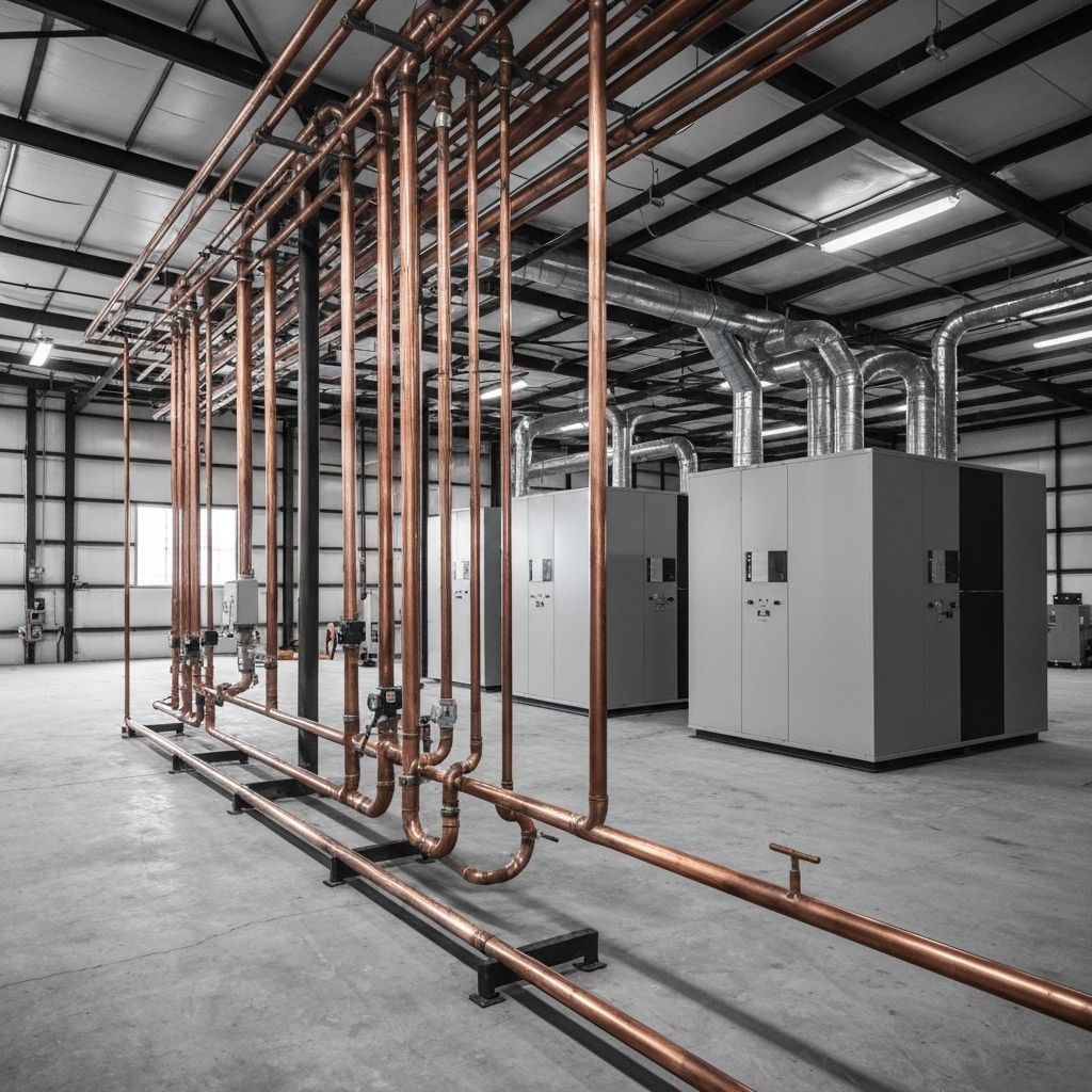 Premium plumbing and HVAC equipment showcasing The Nonstop Company's quality standards